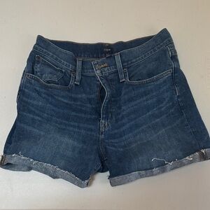 J. Crew Mid to Dark Blue Jean Shorts - Women’s Size 27